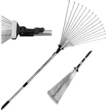 TABOR TOOLS Adjustable Metal Rake