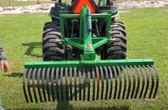 compact tractor rake