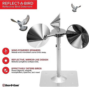 Bird B Gone Reflect-A-Bird Wind Spinner